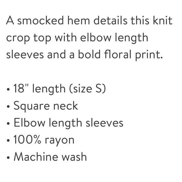 AFRM WAVERLY WOMEN’S FLORAL PUFF SLEEVE CROPPED TOP IN SIZE MEDIUM NWOT - Picture 4 of 4